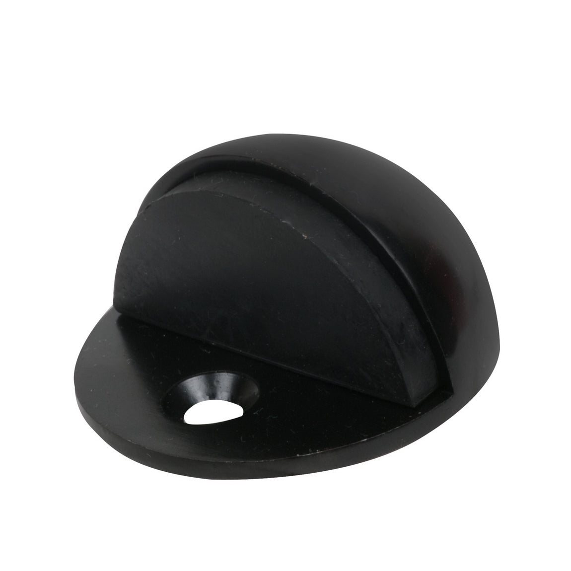 DOOR STOP - FLOOR FIX BLACK