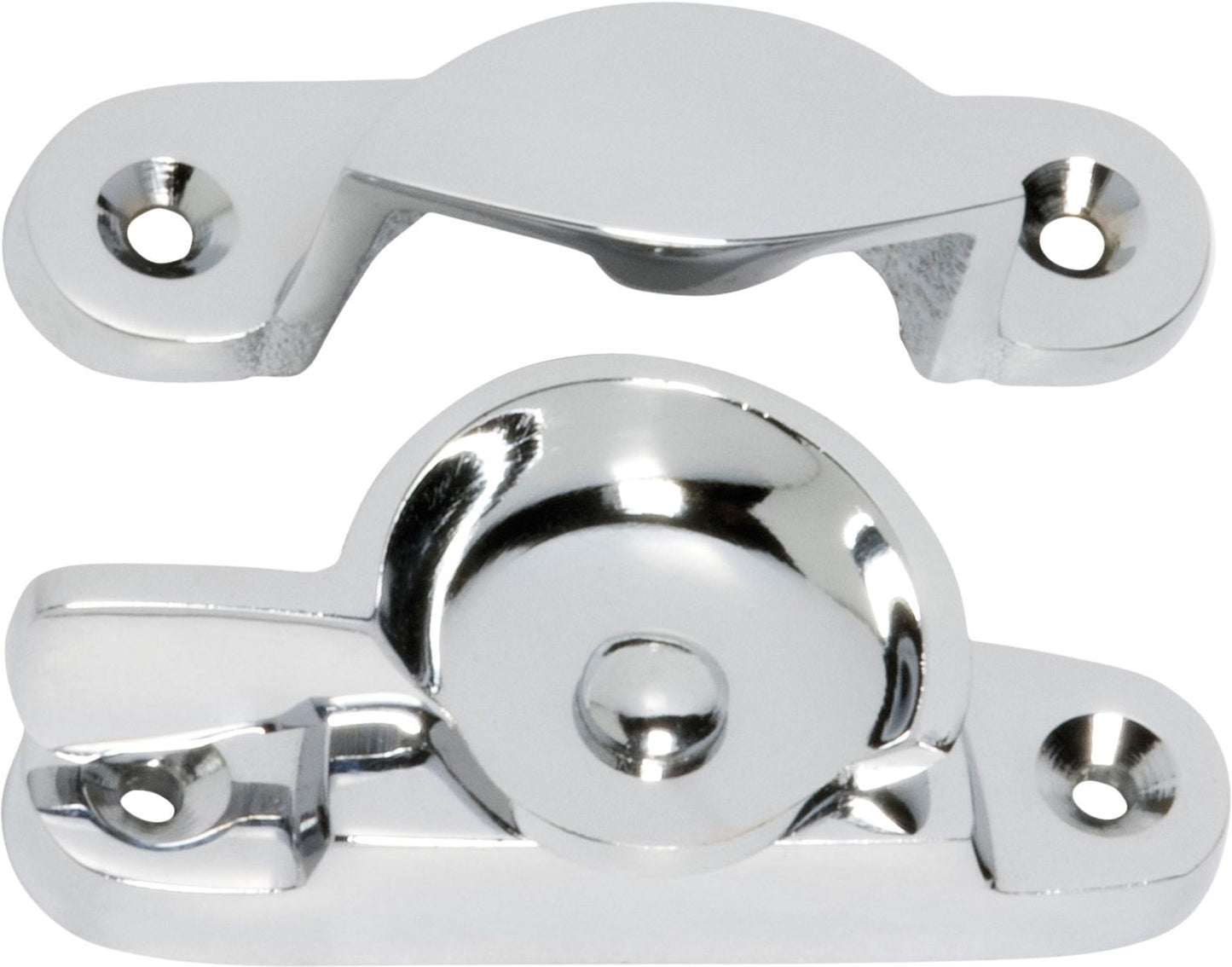 Sash Fastener Classic Chrome Plated L65xW25mm - Pol Chrome