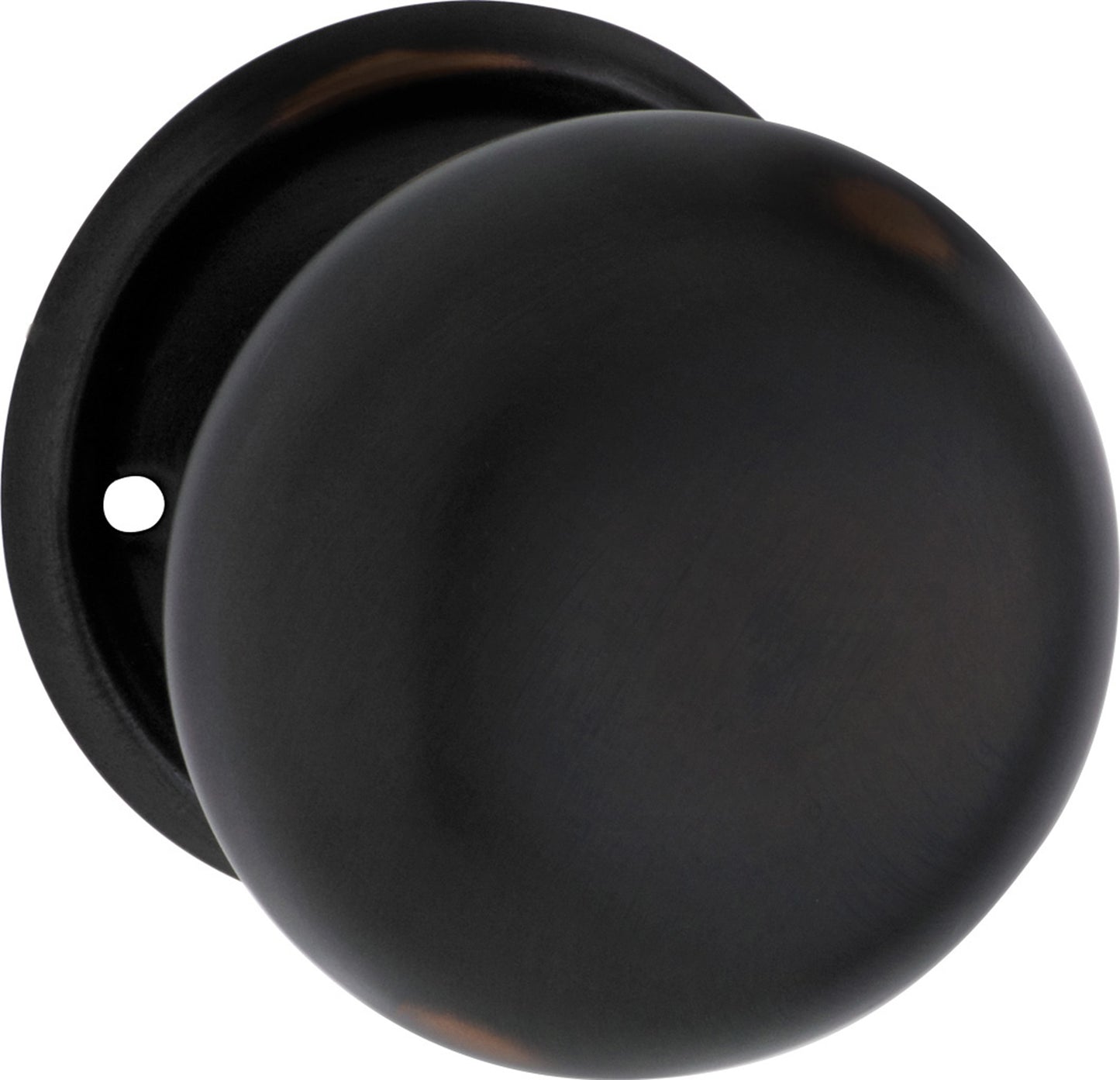 Door Knob Plain Round Rose Pair Antique Copper D54xP53mm BP54mm