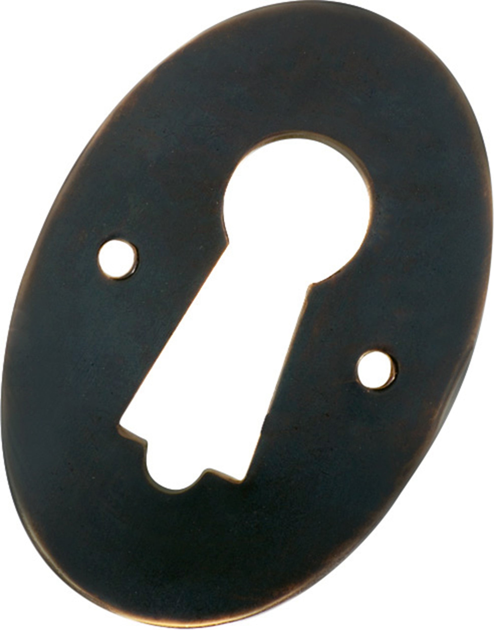 Escutcheon Pressed Antique Copper H44xW30mm