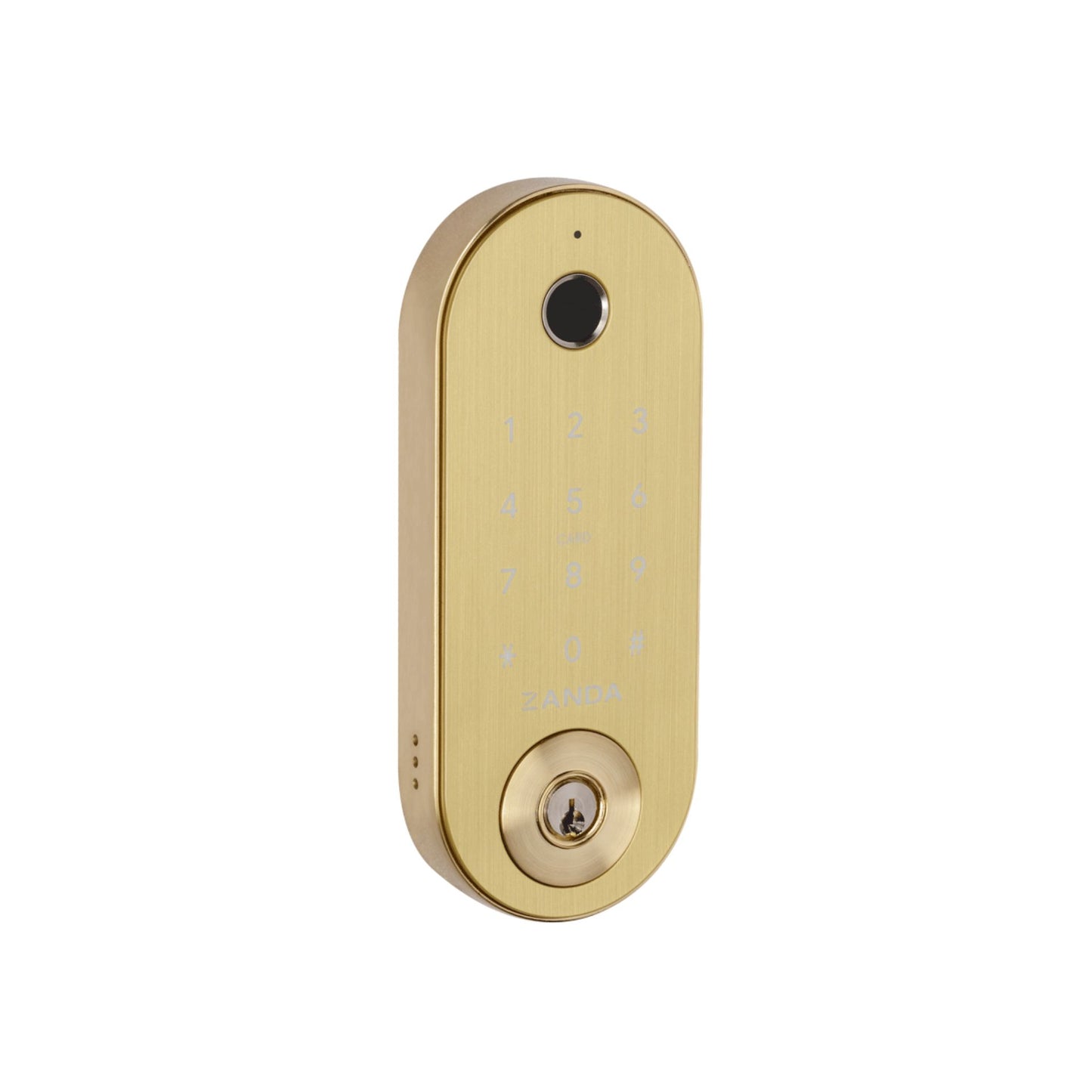 Stealth Electronic Deadbolt with 60mm Backset Latch - Satin Brass