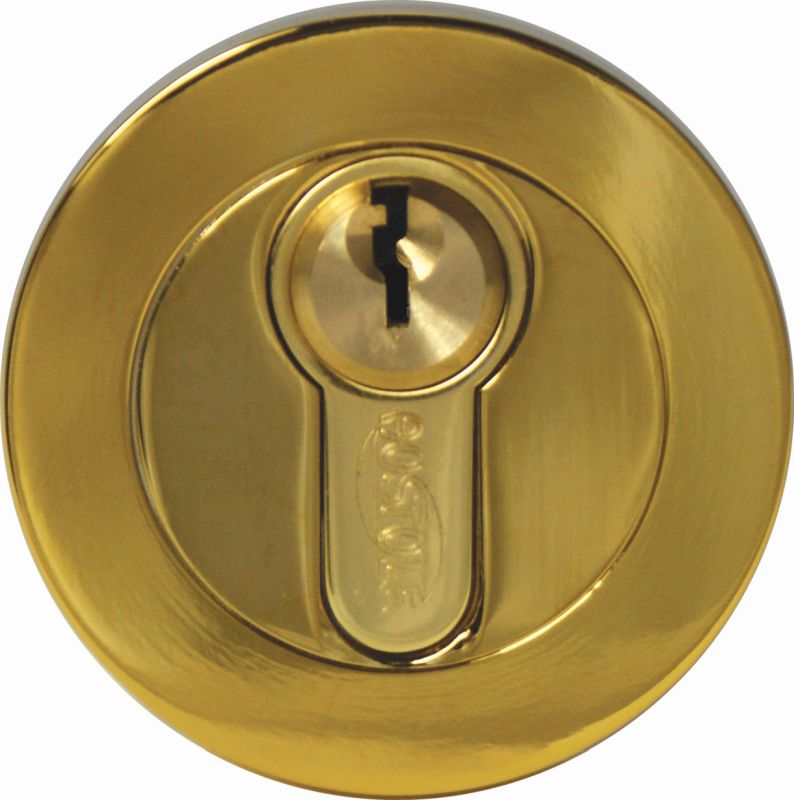 Architectural Euro Escutcheon PVD PB 40mm - Pol Brass