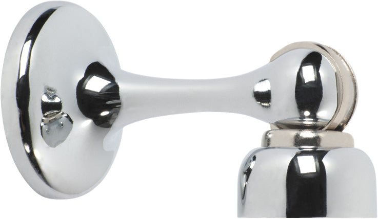 Door Stop Magnetic Chrome Plated D44xP75mm - Pol Chrome