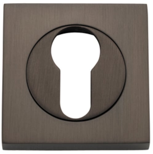 Escutcheon Euro Concealed Fix Square Pair Signature Brass H52xW52xP10mm