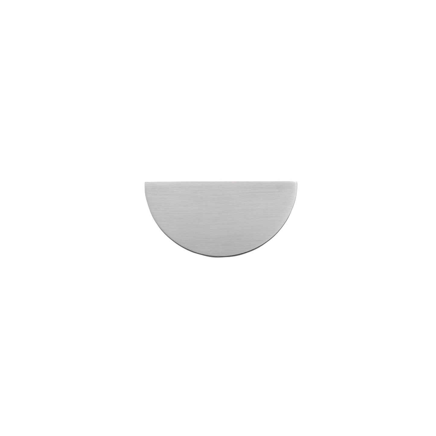 Drawer Pull Osaka Half Moon Brushed Chrome W75mm CTC64mm
