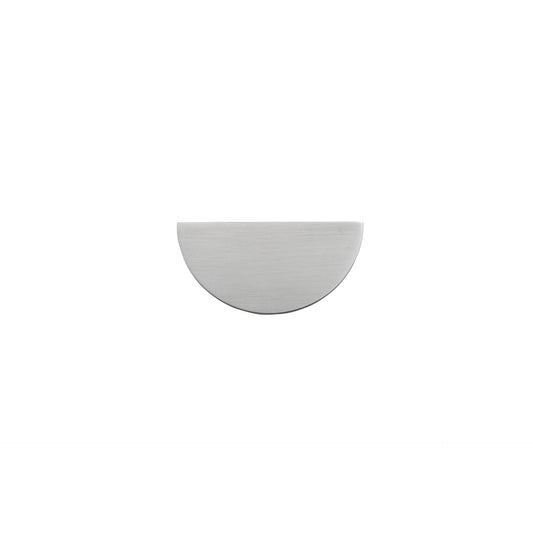 Drawer Pull Osaka Half Moon Brushed Chrome W75mm CTC64mm
