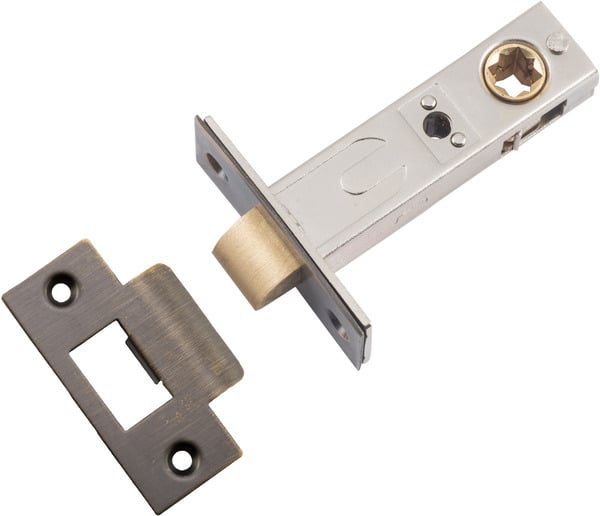 Tube Latch Split Cam 'T' Striker Signature Brass Backset 60mm