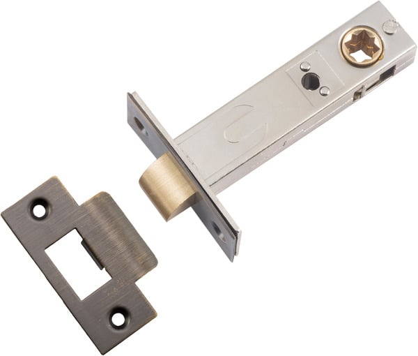 Tube Latch Split Cam 'T' Striker Signature Brass Backset 70mm
