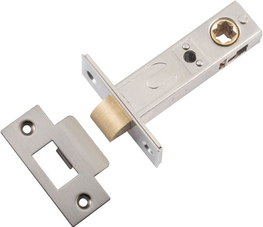 Tube Latch Split Cam 'T' Striker Satin Nickel Backset 60mm
