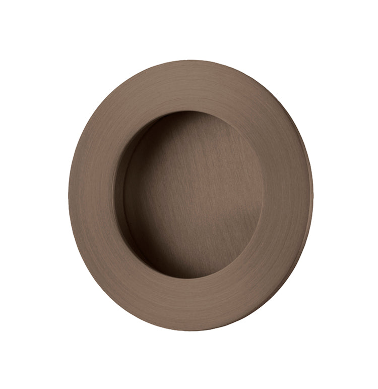 Flush Pull Round Signature Brass D64xP2.5mm - Sig Brass