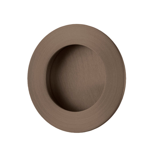 Flush Pull Round Signature Brass D64xP2.5mm - Sig Brass