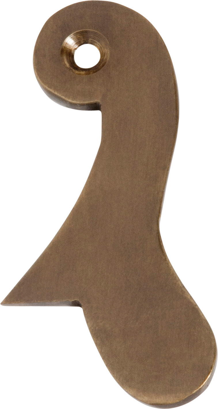 Sash Drop Antique Brass H60xW30mm
