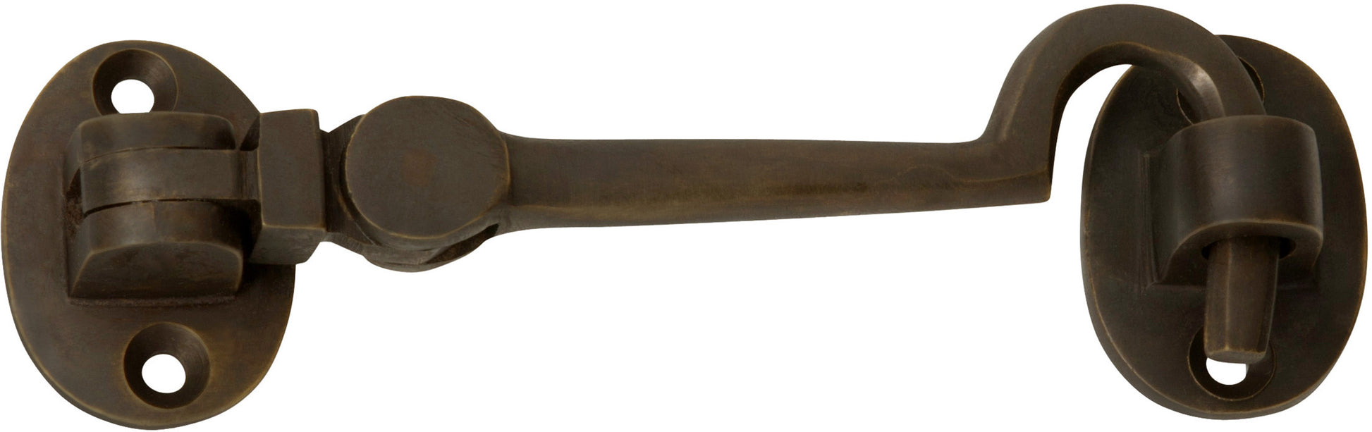 Cabin Hook Small Antique Brass L100mm