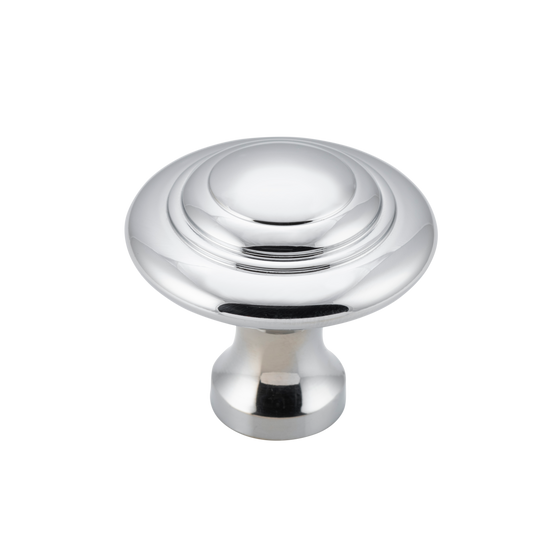 Cupboard Knob Domed Chrome Plated D38xP35mm