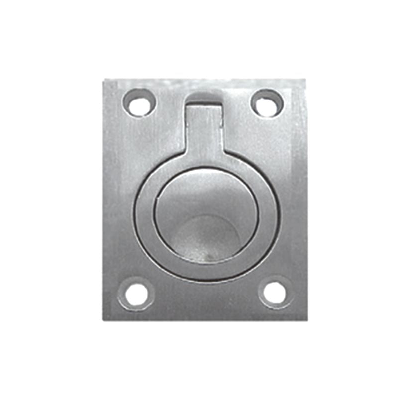Square Flush Ring SSS 45x62mm - Satin Stainless