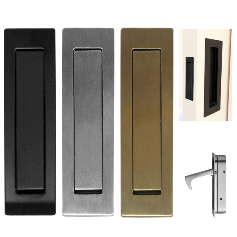 Sliding Door Edge Pull SC 80x23mm - Satin Chrome