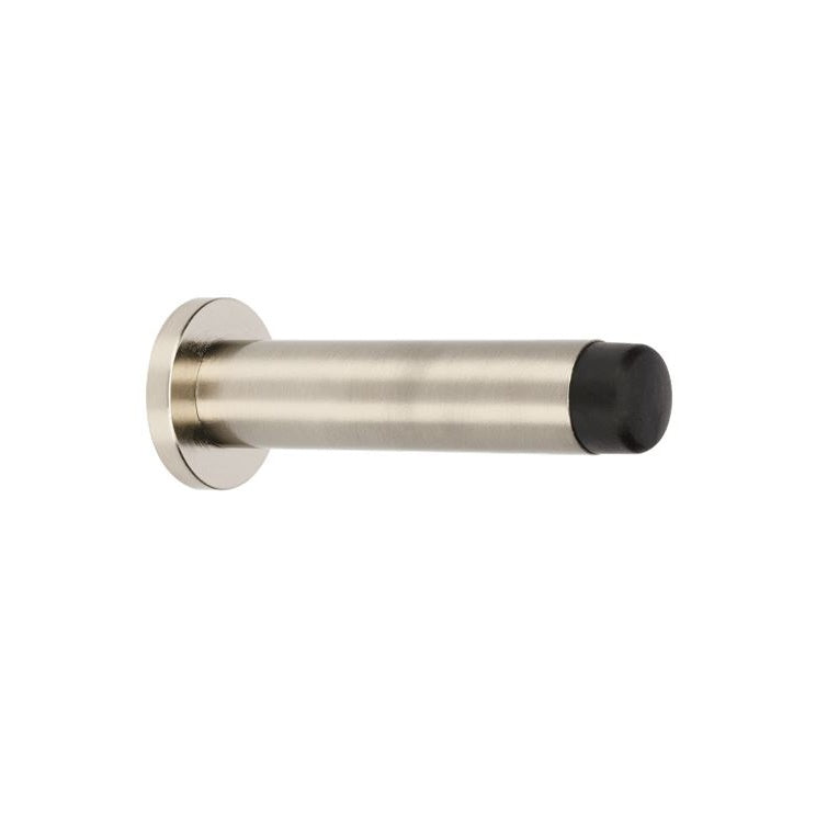 Door Stop, Skirting Concealed Fix - 85mm length - Graphite Nickel