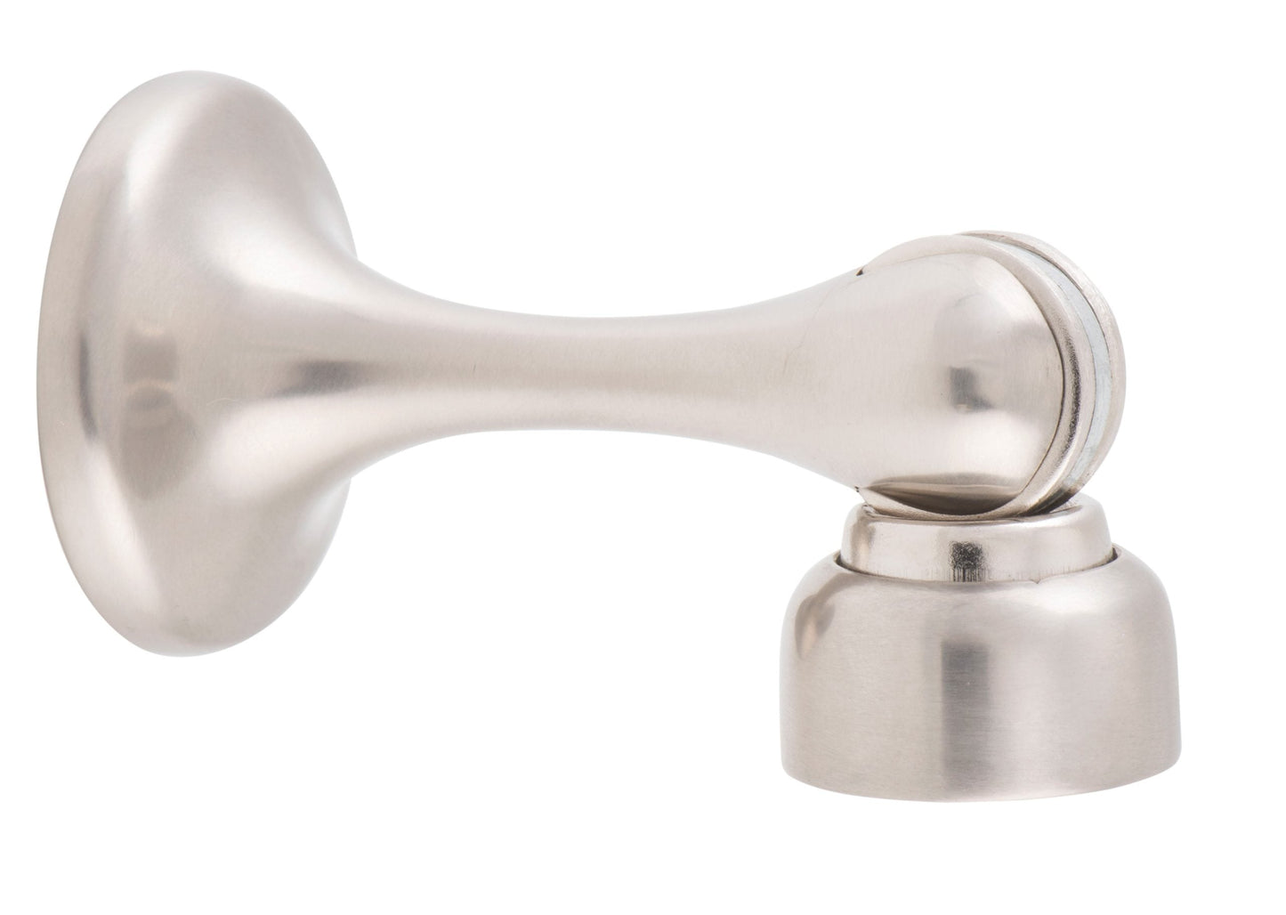 Door Stop Magnetic Satin Nickel D44xP75mm