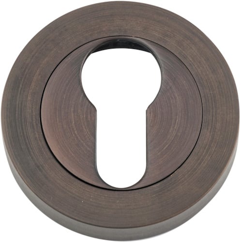Escutcheon Euro Concealed Fix Round Pair Signature Brass D52xP10mm