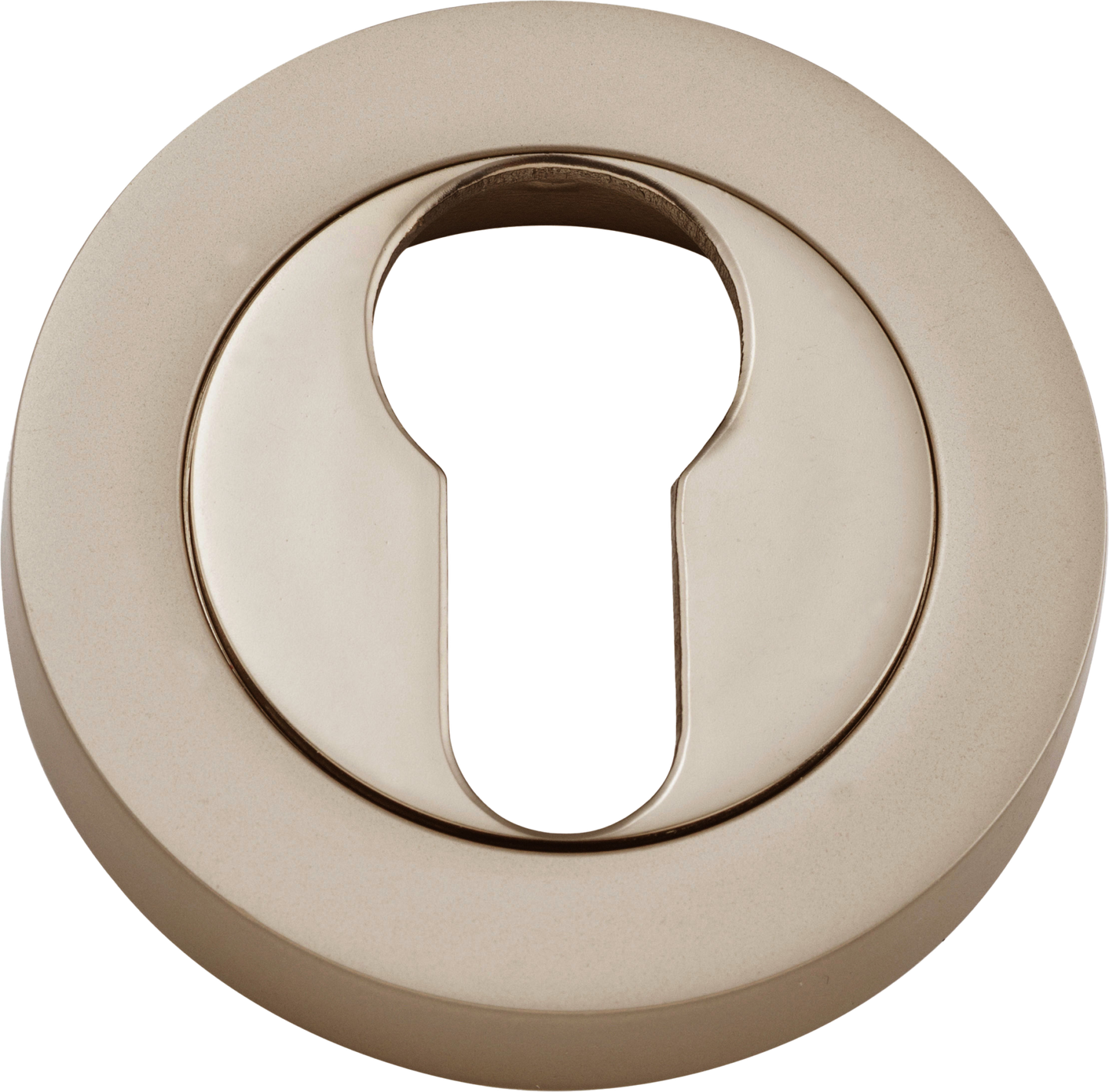 Escutcheon Euro Concealed Fix Round Pair Satin Nickel D52xP10mm