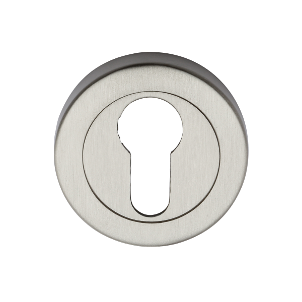 Euro Escutcheon (Pair) - Satin Brasss