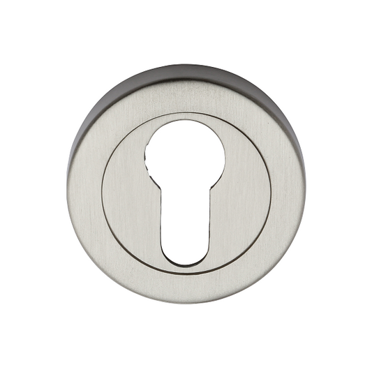 Euro Escutcheon (Pair) - Satin Brasss