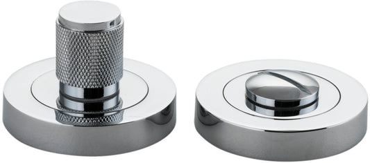 Privacy Turn Brunswick Rose Round Concealed Fix Polished Chrome D52xP35mm