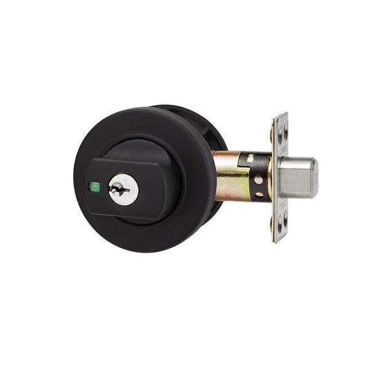 Lockwood 005 Paradigm Deadbolt - Matt Black. High Security. Can be keyed to other