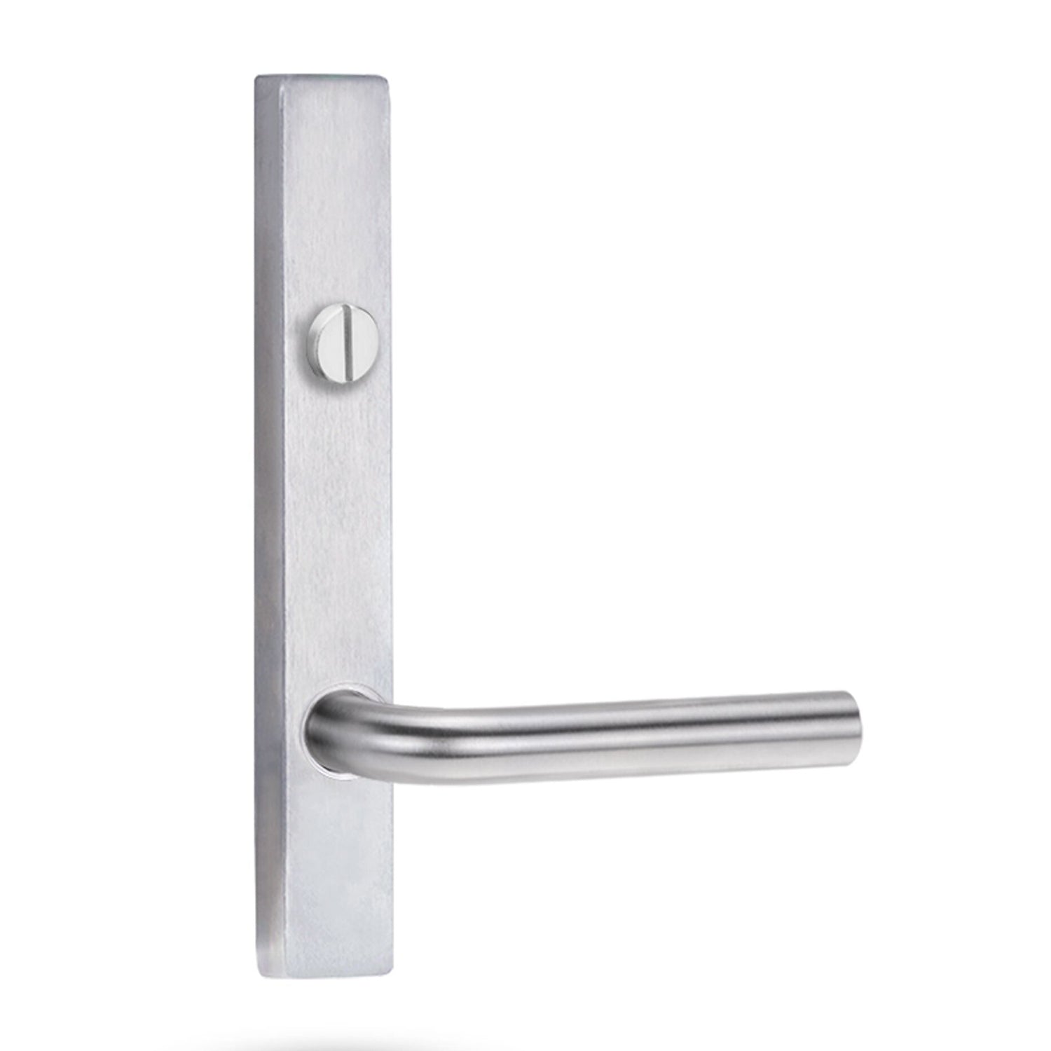 4603 SQUARE END PLATE WITH EMERGENCY TURN & 97 LEVER - Satin Chrome
