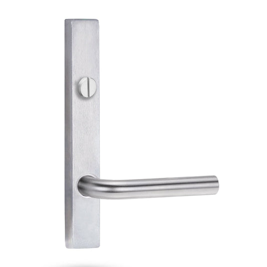 4603 SQUARE END PLATE WITH EMERGENCY TURN & 97 LEVER - Satin Chrome