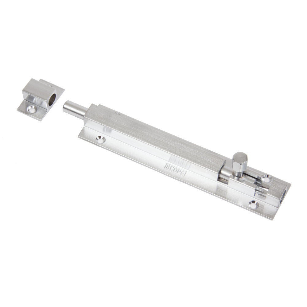 BARREL BOLT HD BS WS 150mm PC - BLACK