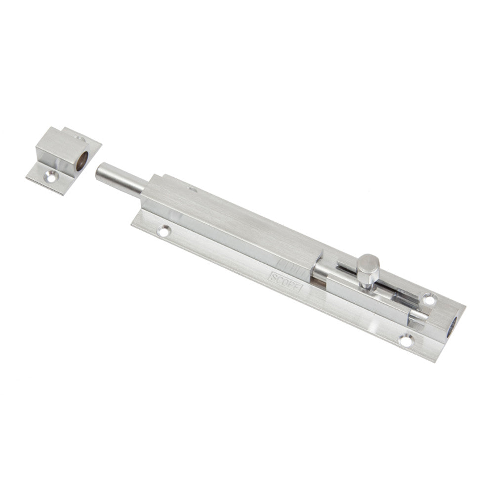 BARREL BOLT HD BS LT WS 150mm PC - Satin Chrome