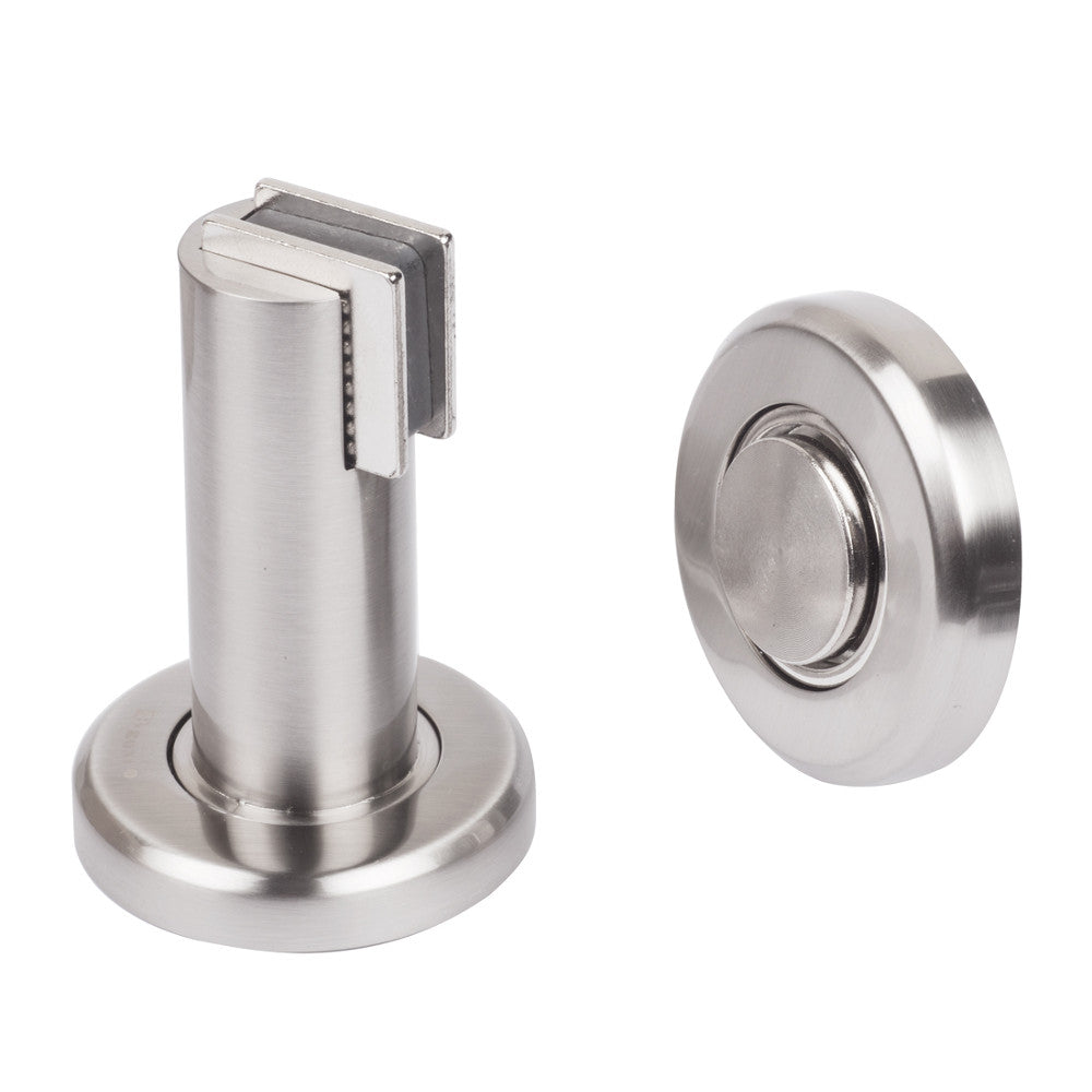 MAGNETIC DOOR HOLDER FLOOR/WALL - PC - Polished Chrome