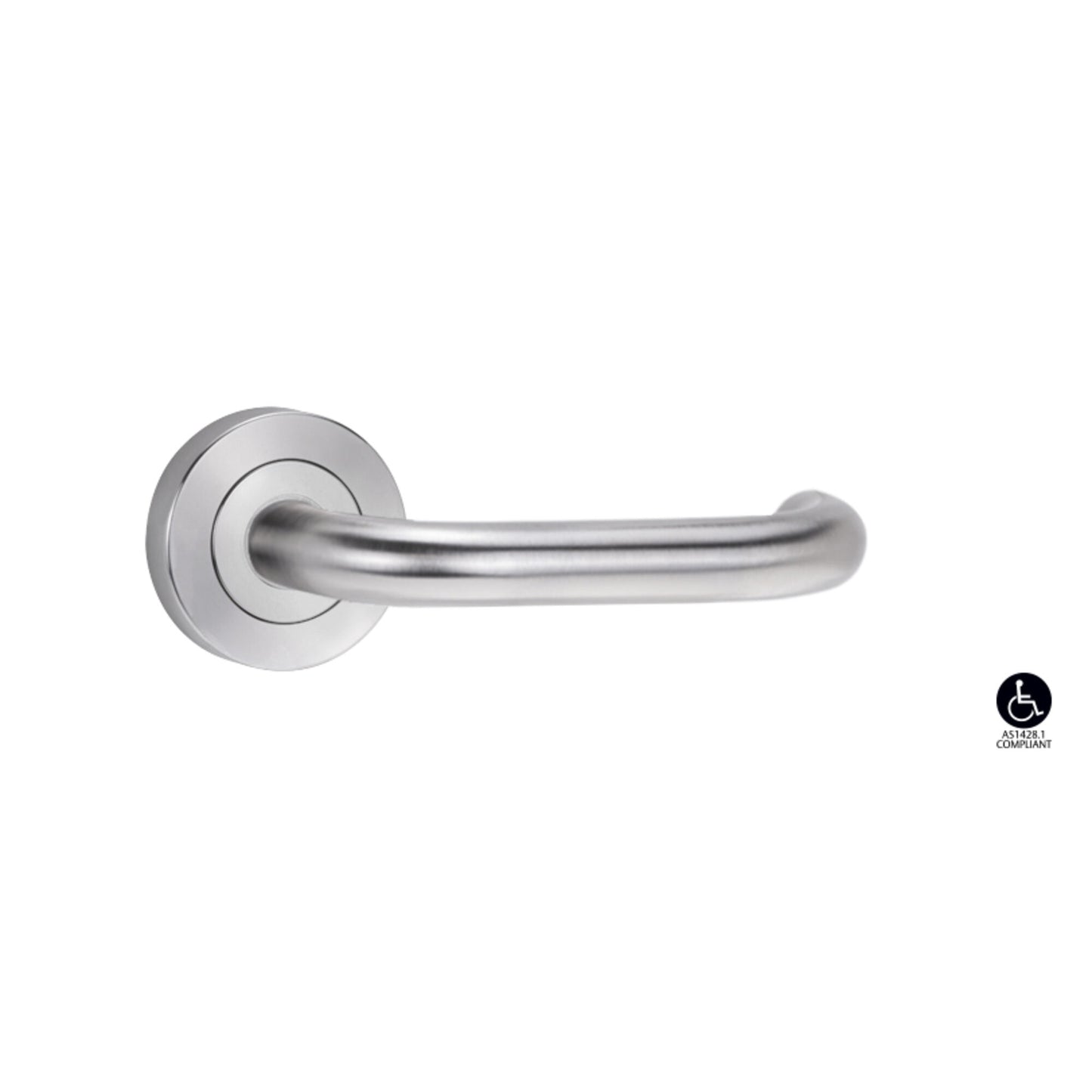 LOCKWOOD SYMPHONY 70LOCKWOOD SYMPHONY 70 LEVER ON ROUND ROSE FULL SET - Satin Chrome