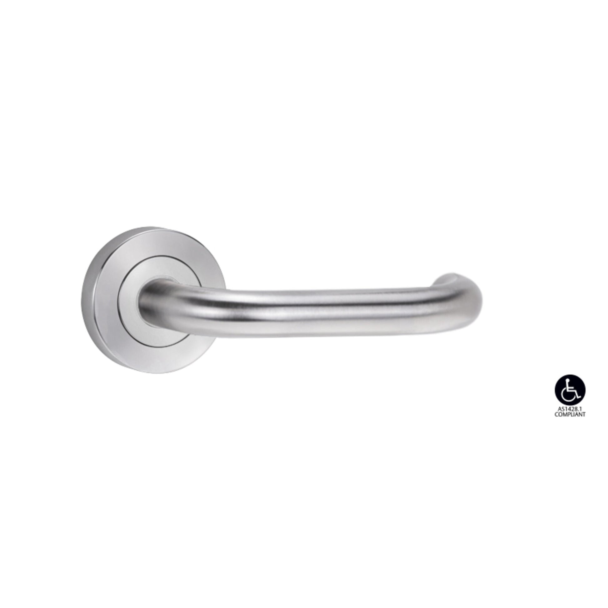 LOCKWOOD SYMPHONY 70LOCKWOOD SYMPHONY 70 LEVER ON ROUND ROSE FULL SET - Satin Chrome