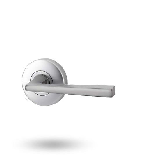 VELOCITY 55MM ROUND PASSAGE SET & 28 LEVER SC TP - Satin Chrome
