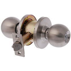 BRAVA Metro EA Series Storeroom Knob Set 60mm Backset SS - EA3062SS60 - Satin Stainless Steel