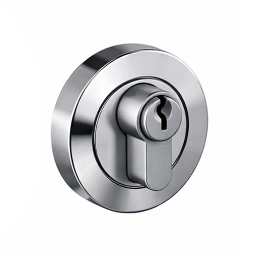Eurobolt single cylinder - Visual Pack - Chrome - 60/70 Latch - Suits up to 60mm doors - Suits 50mm hole - 54mm dia backplate - Projection 22mm - Polished Chrome