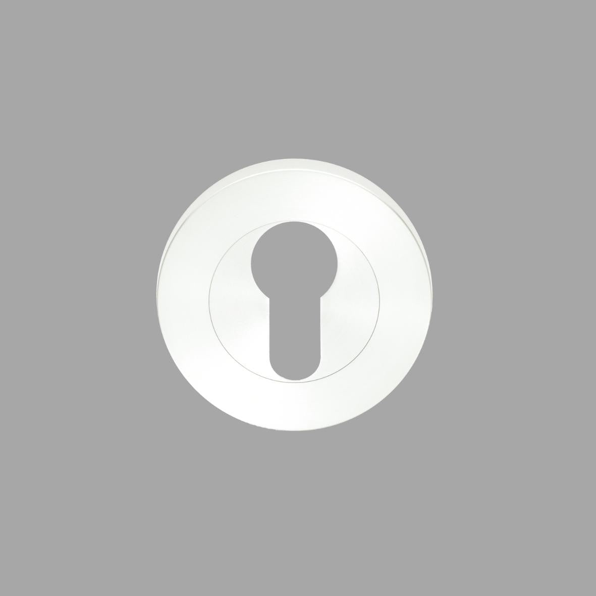 White Euro Escutcheon (Pair)