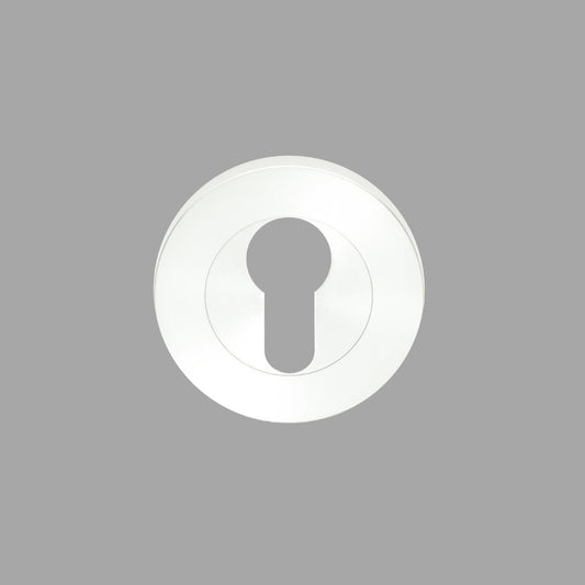 White Euro Escutcheon (Pair)
