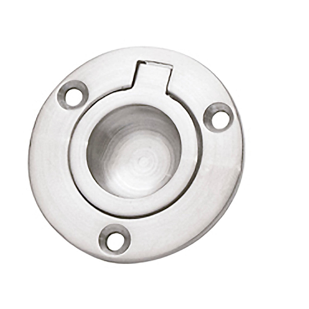 FLUSH RING PULL 55mm DIA SS - Stainless Steel