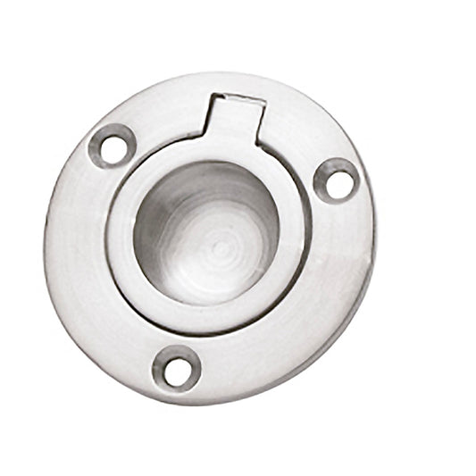 FLUSH RING PULL 55mm DIA SS - Stainless Steel