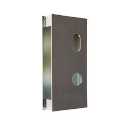 BDS Lock Box to suit Lockwood 3772/Kaba MS2 Cylinder & Spindle Hole 60mm Backset 95x175x30mm - LB2 - Zinc Plated