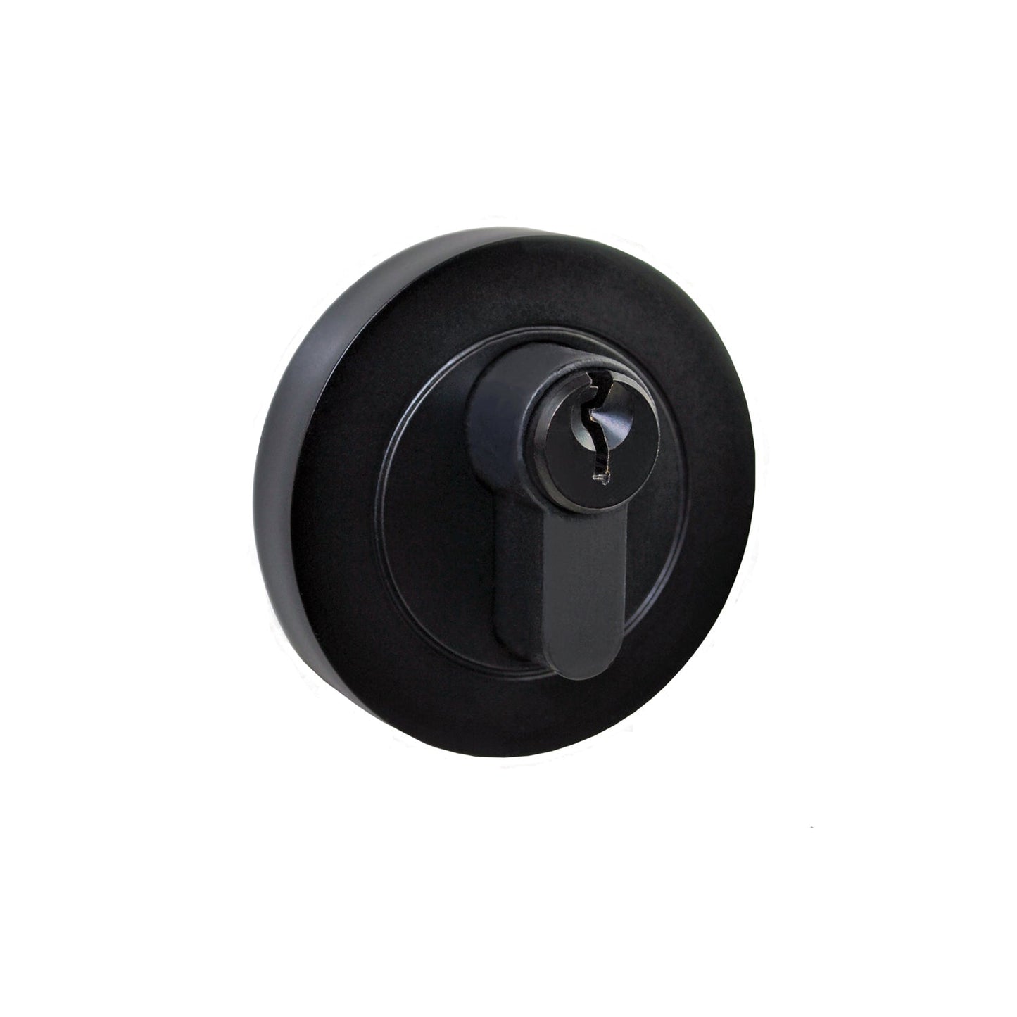 Eurobolt double cylinder - Visual Pack - Matte Black - 60/70 Latch - Suits up to 60mm doors - Suits 50mm hole - 54mm dia backplate - Projection 22mm - Matt Black