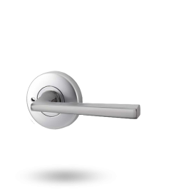 VELOCITY 55MM ROUND PRIVACY SET & 28 LEVER SC TP - Satin Chrome