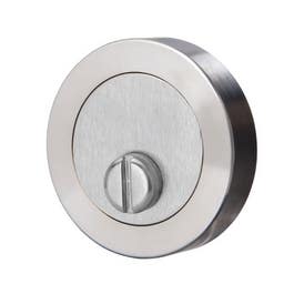 SYMPHONY 1220 SERIES EMERGENCY TURN ESCUTCHEON - SURFACE FIX - Satin Chrome