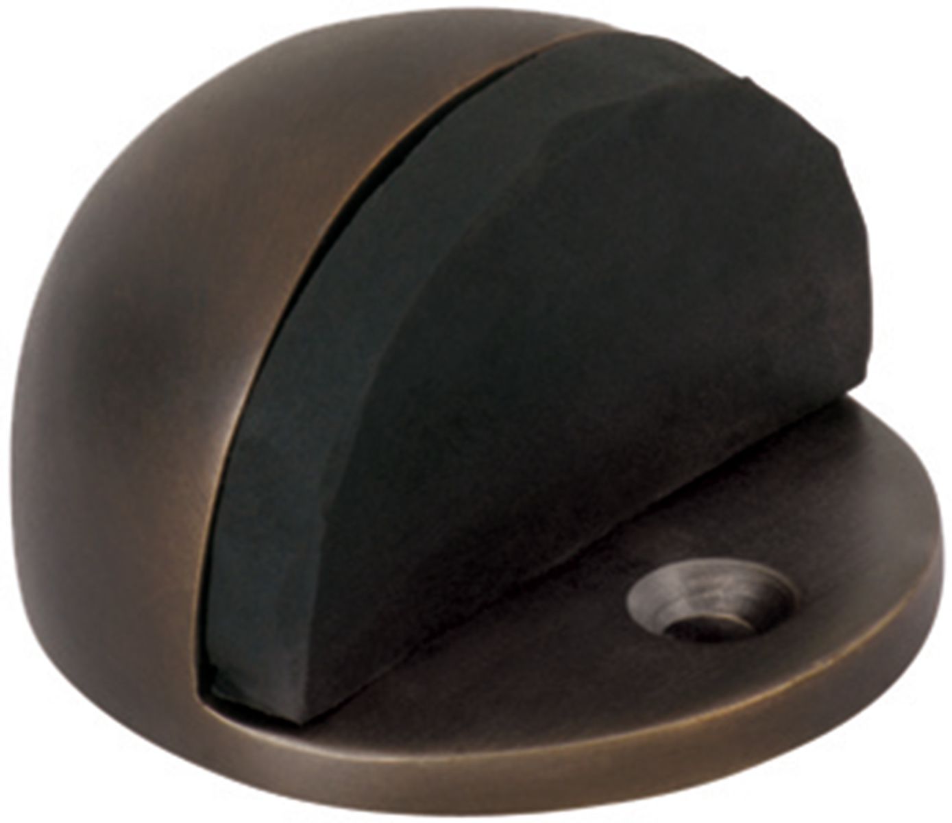 Door Stop Oval Antique Brass H29xD40mm