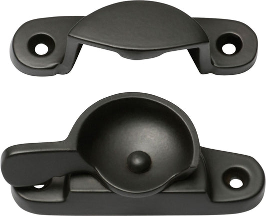 Sash Fastener Classic Matt Black L65xW25mm