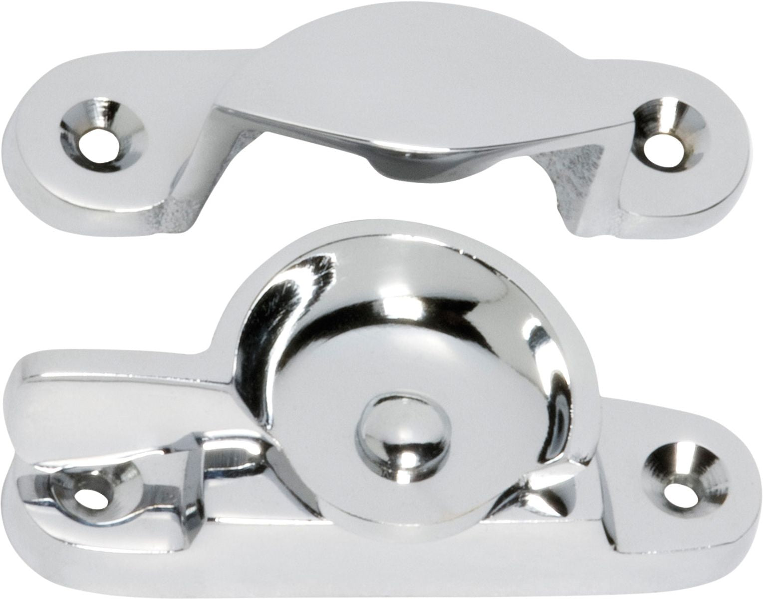 Sash Fastener Classic Chrome Plated L65xW25mm - Pol Chrome