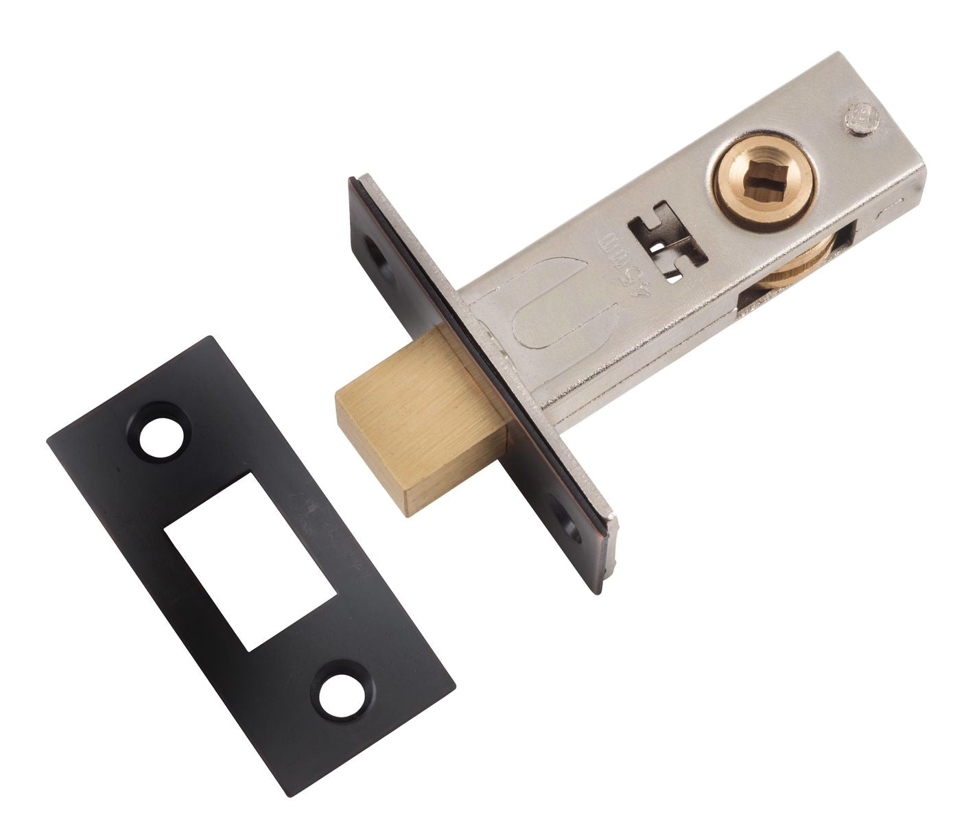 Privacy Bolt Antique Copper Backset 45mm